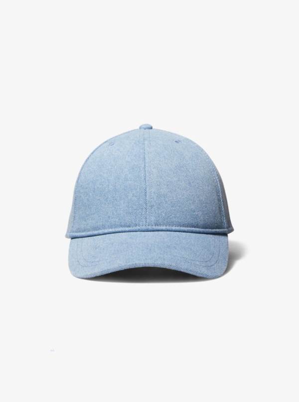 Damske Klobuky Michael Kors Denim Baseball Cap Modre Svetlomodrá - Doplnky Michael Kors Akcia | ZFTCD-9583